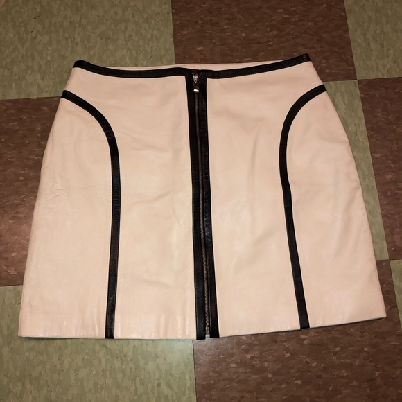 Urban Outfitters Dresses & Skirts - Margaret godfrey ivory minimalist leather skirt 10 Urban Outfitters Dresses & Skirts - Margaret godfrey ivory minimalist leather skirt 10